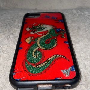 WildFlower Red Dragon iPhone 7 Phone Case